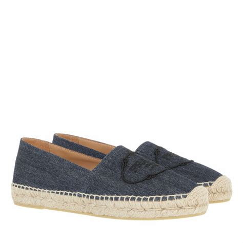 prada espadrilles blue|Prada espadrilles sale.